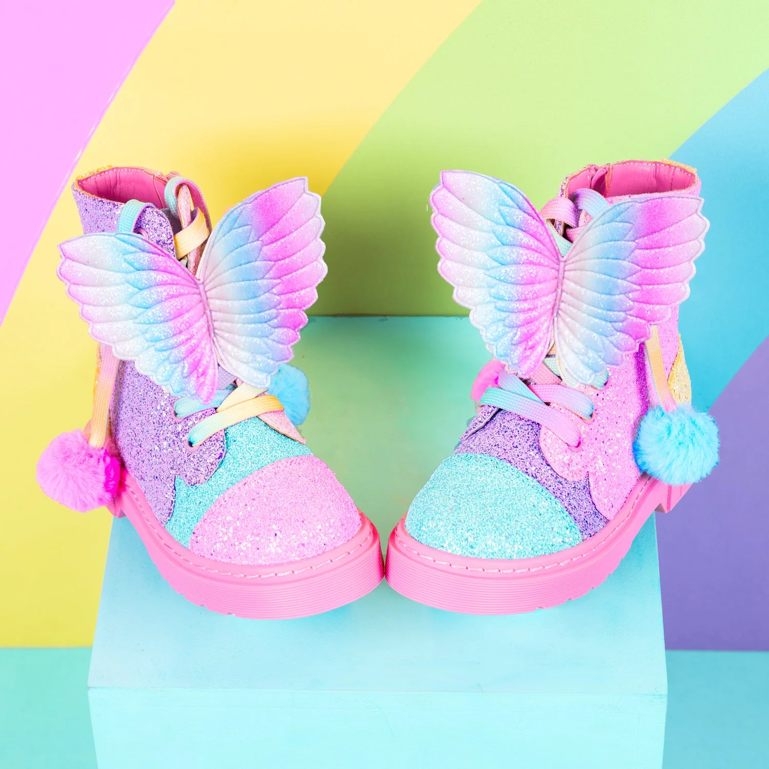 RAINBOW GLITTER SHOES - Image 3