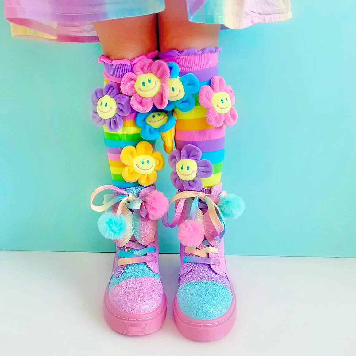 RAINBOW GLITTER SHOES - Image 5