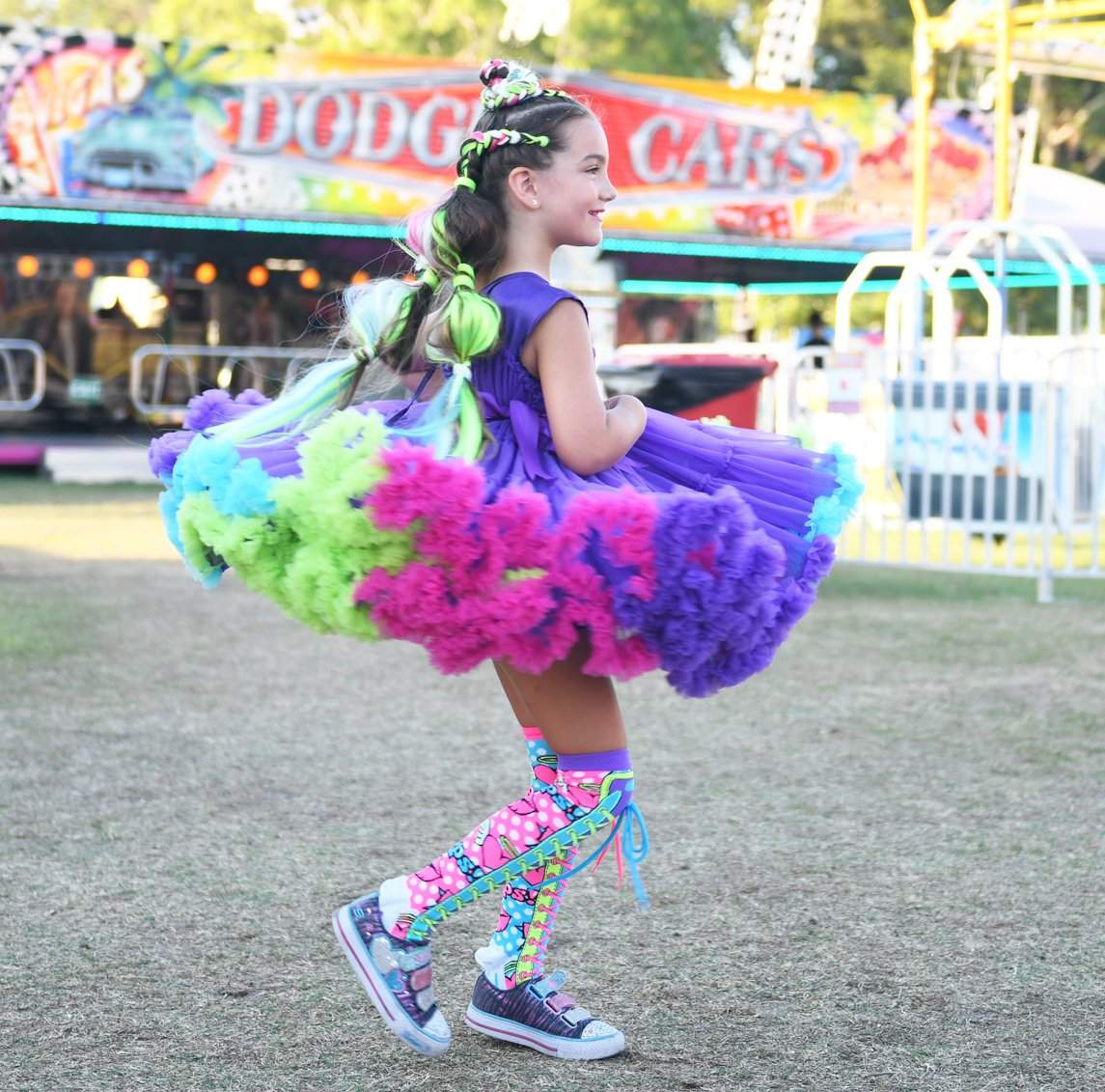 WONDERLAND DRESS PURPLE - Image 5